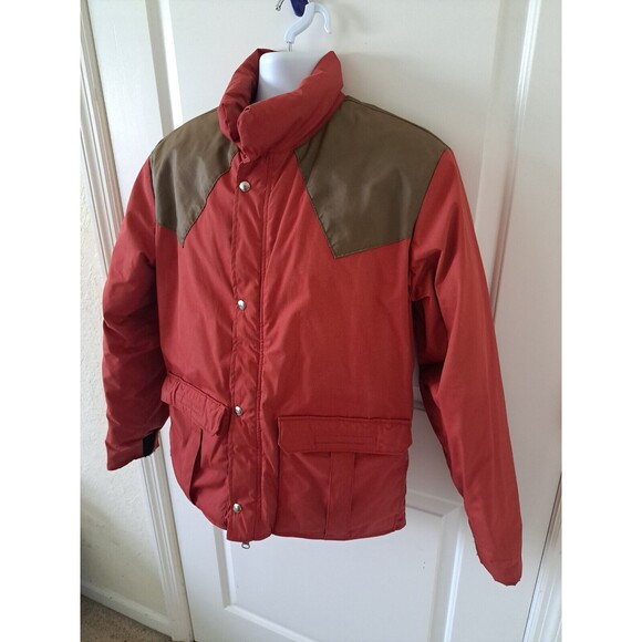 Vintage Alti Wear Santa Fe New Mexico Mens Red Green Snap Front Zip Up Jacket S - Picture 2 of 11